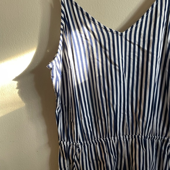 H&M Divided | Blue & White Striped Romper | Size 6/Small - Picture 2 of 8